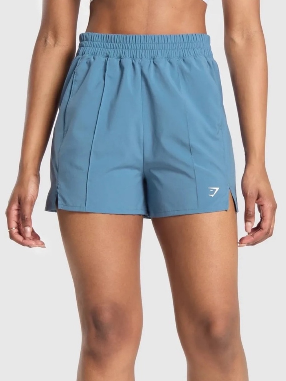 🦈 Gymshark Pintuck Shorts ~ Faded Blue